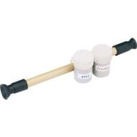 Draper Valve Grinding Kit with wooden handle, rubber suction cups, and two white abrasive paste containers.