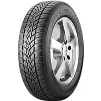 Dunlop Winter Response 2 tire, 195/50 R15 82T, black with detailed tread pattern and silver alloy wheel.