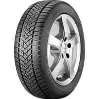 Dunlop Winter Sport 5 tire, 215/60 R17 96H, SUV, black with detailed tread pattern and silver alloy wheel.