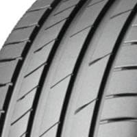Kumho Ecsta PS71 EV tire with asymmetric tread pattern and wide grooves for enhanced traction and performance.