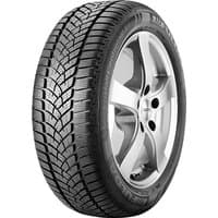 Fulda Kristall Control HP2 tire, 215/55 R16 93H, black tread with silver alloy wheel, winter tire pattern.