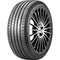 Goodyear Eagle F1 Asymmetric 2 tire, 255/55 R19, black with rim protection, sleek tread pattern, for SUVs.