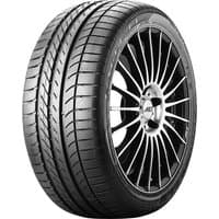 Goodyear Eagle F1 Asymmetric tire, 265/40 R20, black with asymmetric tread and rim protection, mounted on alloy wheel.
