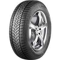 Goodyear UltraGrip Performance+ tire, 205/60 R17 93V EVR, black tread with intricate pattern, mounted on alloy wheel.
