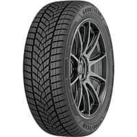 Goodyear UltraGrip Performance SUV tire, black with detailed tread pattern, mounted on a sleek alloy wheel.