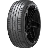 Hankook Ventus evo K137 tire, 285/30 ZR21, black tread, rim protection, sleek design with detailed grooves.