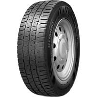 Kumho Winter PorTran CW51 tire, black tread with deep grooves, size 195/65 R16C, mounted on a silver wheel rim.