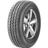 Maxxis CR966 Trailermaxx tire, 225/55 R12C, black tread with hexagonal pattern, mounted on a silver alloy wheel.
