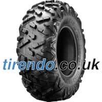 Black Maxxis MU09 Bighorn 2.0 tire, 26x9.00 R12, with rugged tread pattern for off-road front wheels.
