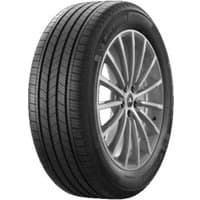 Michelin Primacy All Season tire, 255/60 R20 size, black rubber with tread pattern, mounted on silver alloy wheel.
