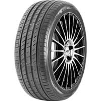 Nexen N Fera SU1 tire, 235/45 R18, black with sleek tread pattern and shiny alloy wheel rim.