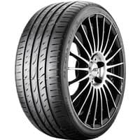 Nexen N Fera SU4 tire, 255/35 R18 94W XL, black rubber with sleek tread pattern and alloy wheel rim.