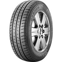 Pirelli Carrier Winter tire, 235/65 R16C, with deep tread pattern and reinforced sidewalls.