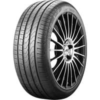 Pirelli Cinturato P7 tire, 225/55 R18, black with rim protection, sleek tread design, and reinforced sidewalls.