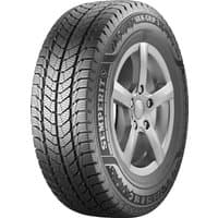 Semperit Van-Grip 3 tire, 225/70 R15C, black tread with detailed grooves, sidewall branding, mounted on alloy rim.