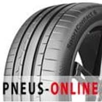 Continental SportContact 6 EV tire with sleek tread design, black sidewall, and embossed branding.