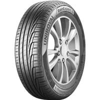 Uniroyal RainExpert 5 tire, 215/60 R16 95V, sleek tread pattern, black rubber with branded sidewall.