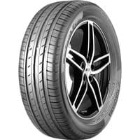 Yokohama BluEarth-ES tire, 195/45 R16, black with sleek tread pattern and sidewall branding, mounted on alloy wheel.