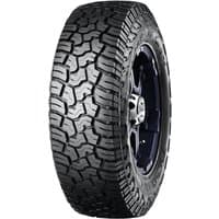 Yokohama Geolandar X-AT tire with aggressive tread pattern, black sidewall, and rugged design for off-road use.