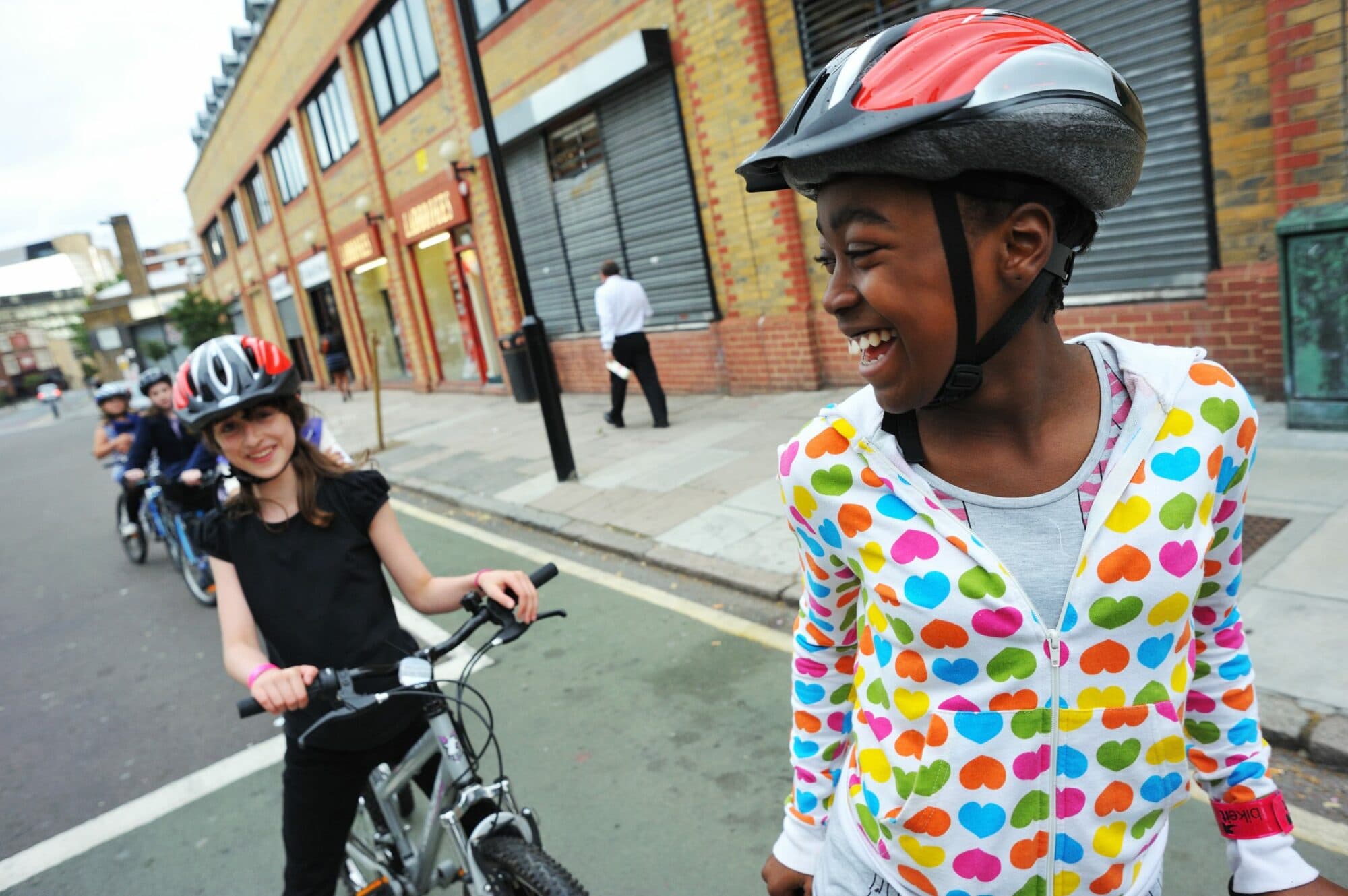Children walk, cycle and scoot their school journeys as part of Sustrans’ Big Pedal
