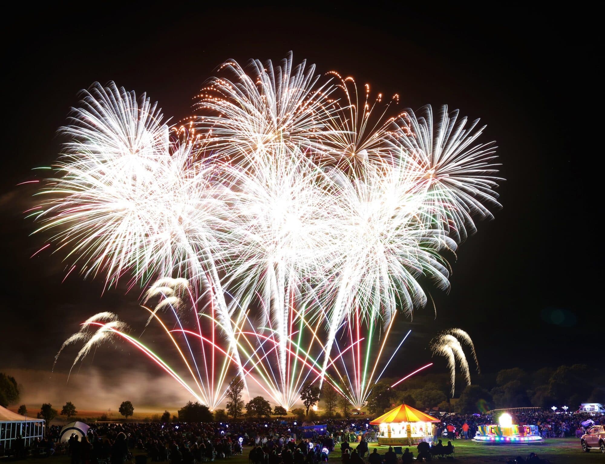 Organized bonfires and firework displays in Yorkshire 2024