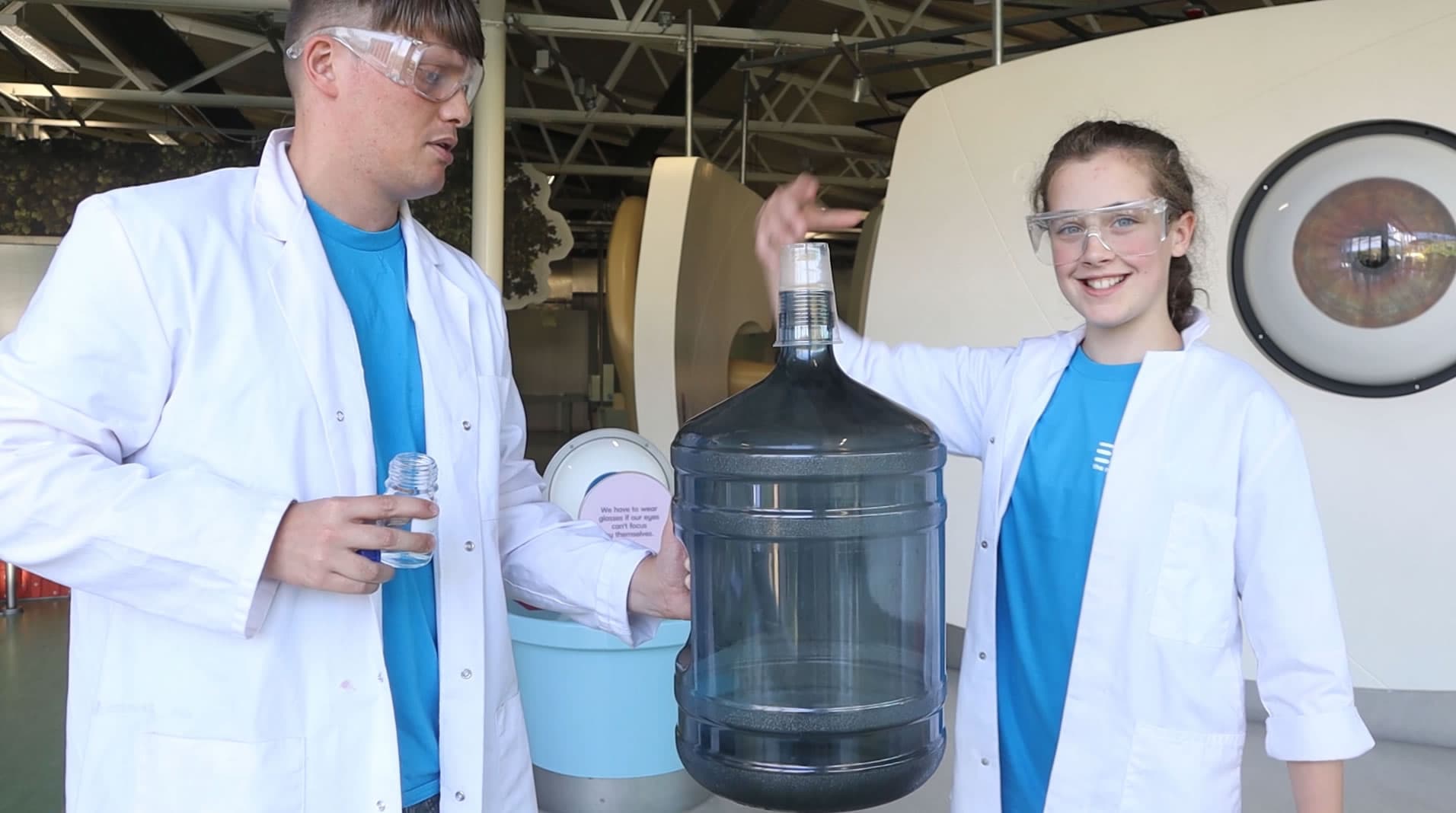 Create a mini rocket explosion