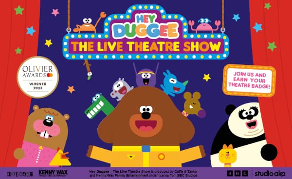 Giveaway: Family ticket to Hey Duggee The Live Theatre Show at Leeds Grand Theatre
