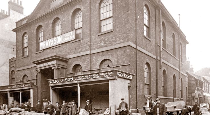Hull market in the old days