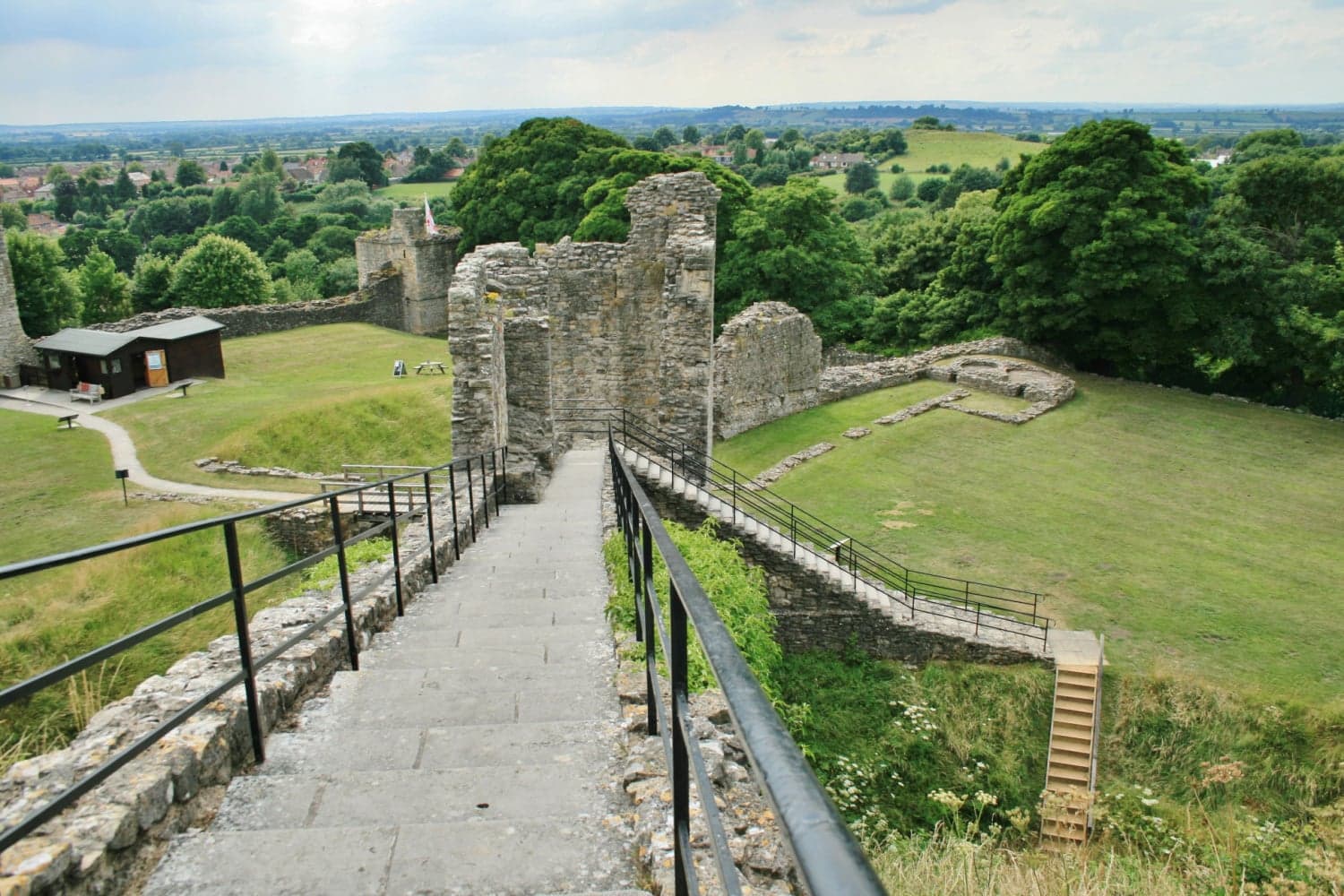 visiting Pickering Castle