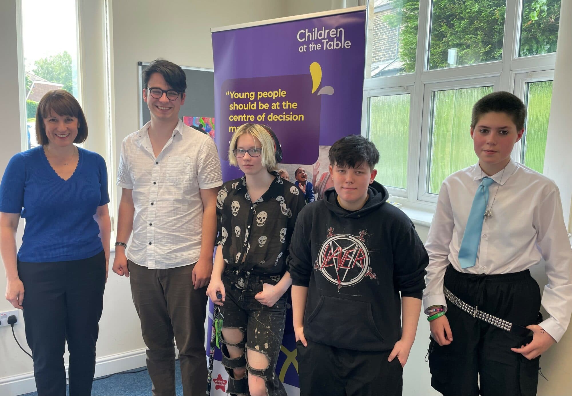 young people talking in Leeds