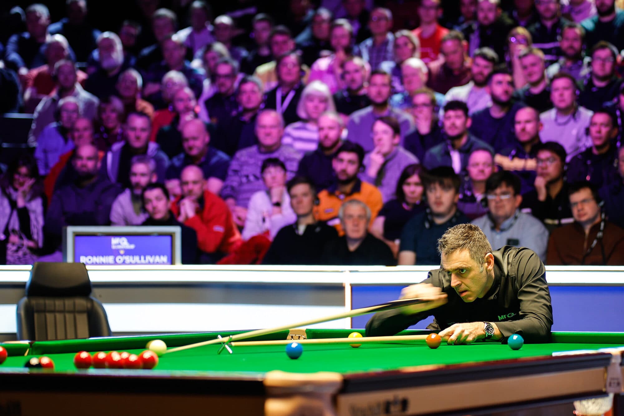Ronnie O'Sullivan in action during last year's final in York