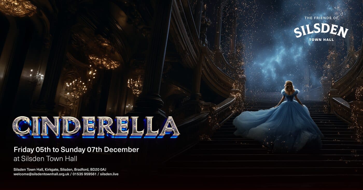 Cinderella is coming to Silsden Town Hall Show in December