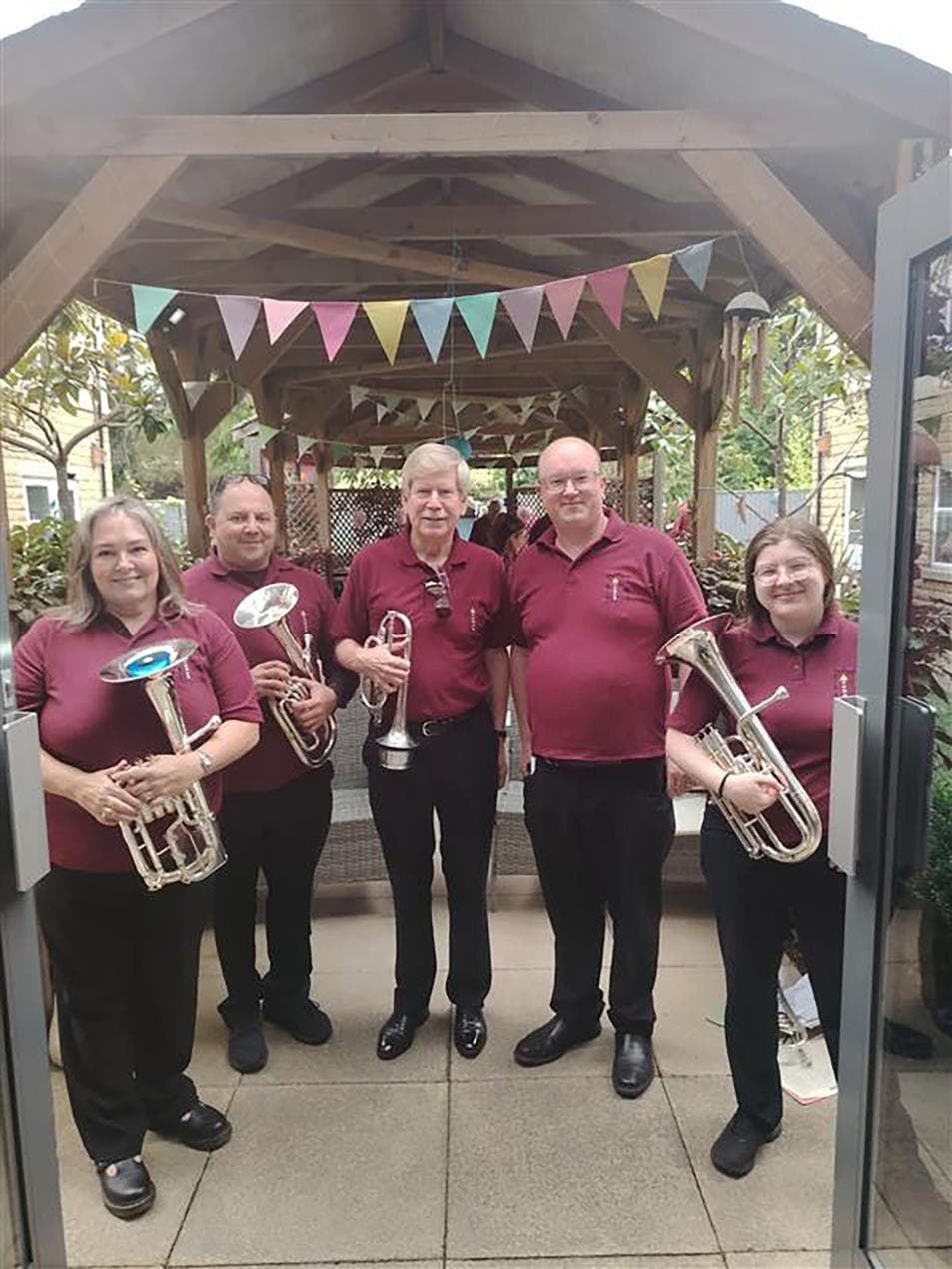Brass Band Performance at Holmfirth Care Home Creates Memories