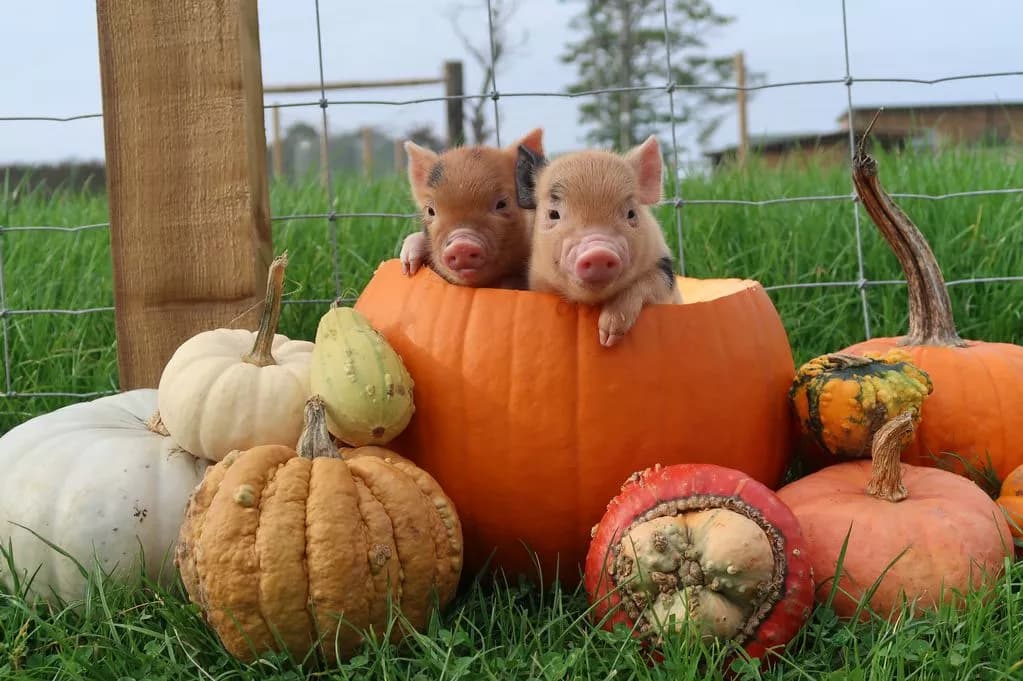Where Can Families Cuddle Micro Piglets At Monk Park Farm This Halloween Half-Term