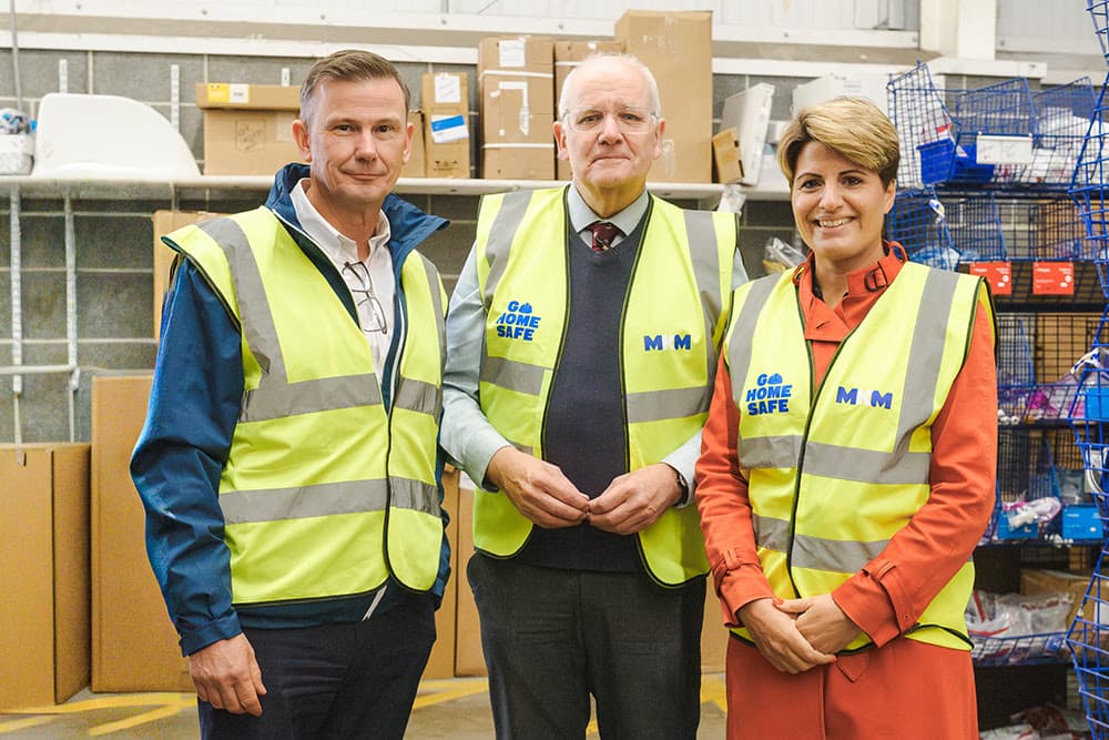 MP Visits A Local Builders Merchant In Hull