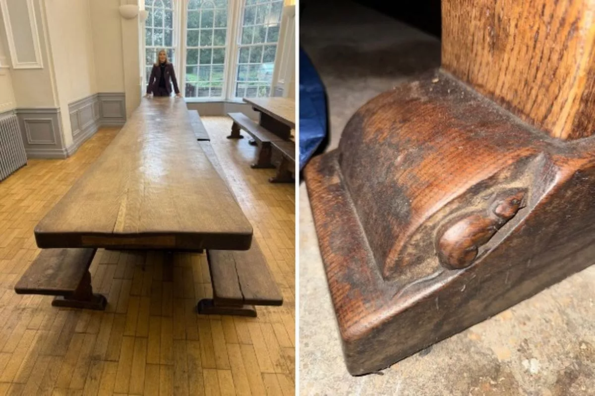 Record Price For A Mouseman Table Sold At A Yorkshire School Auction
