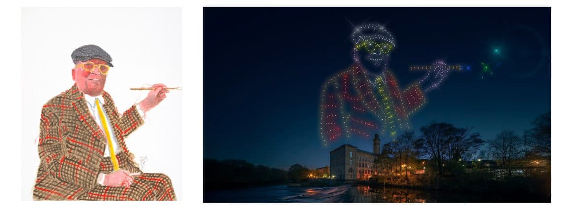 What Is The David Hockney Drone Show in Bradford?