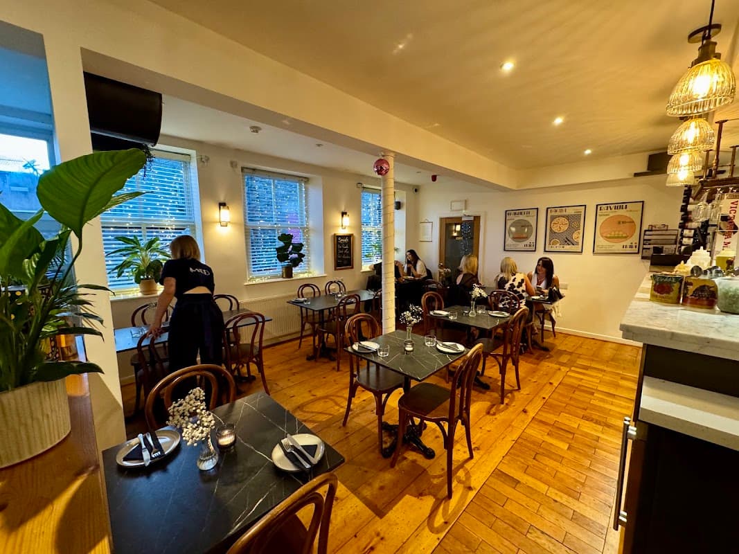 Dining at Med at Olana in barnsley