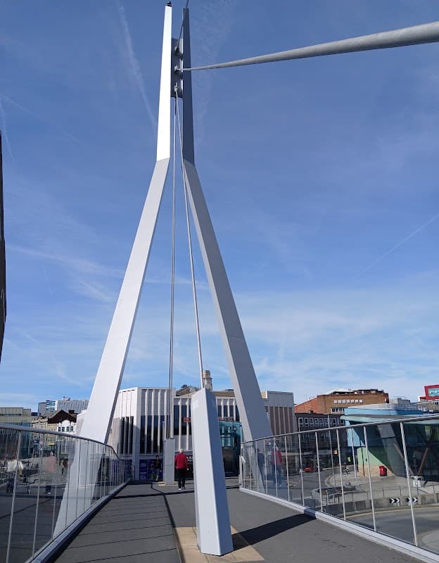 The Tommy Taylor Bridge - Historic Site in barnsley