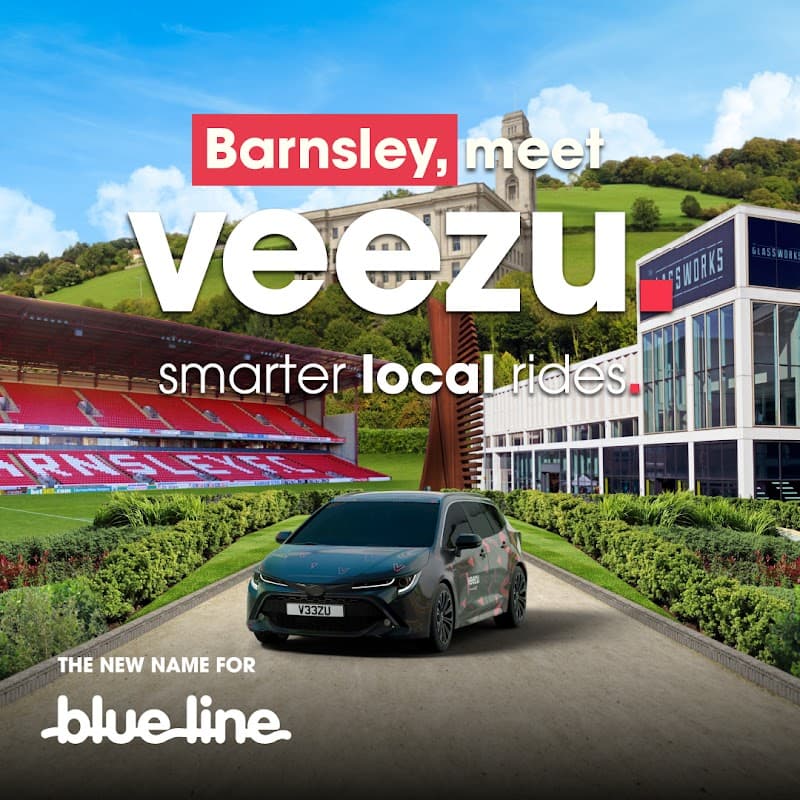Veezu Barnsley (the new name for Blueline Taxis) - Taxi Ranks in barnsley