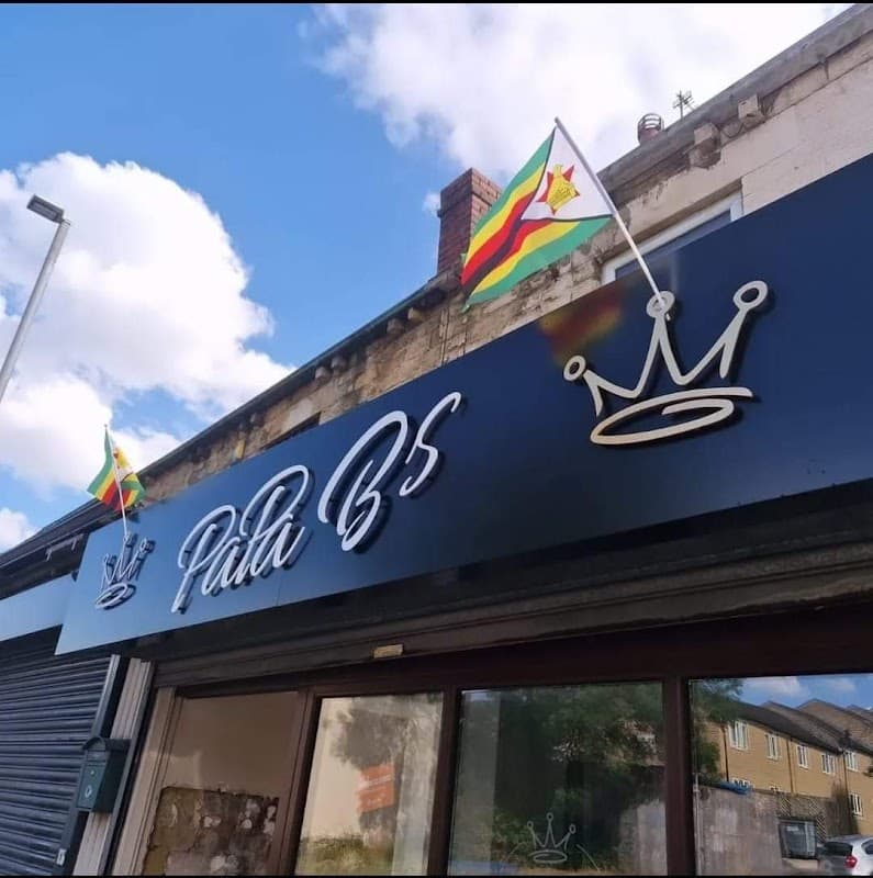 Dining at Papa B's in batley