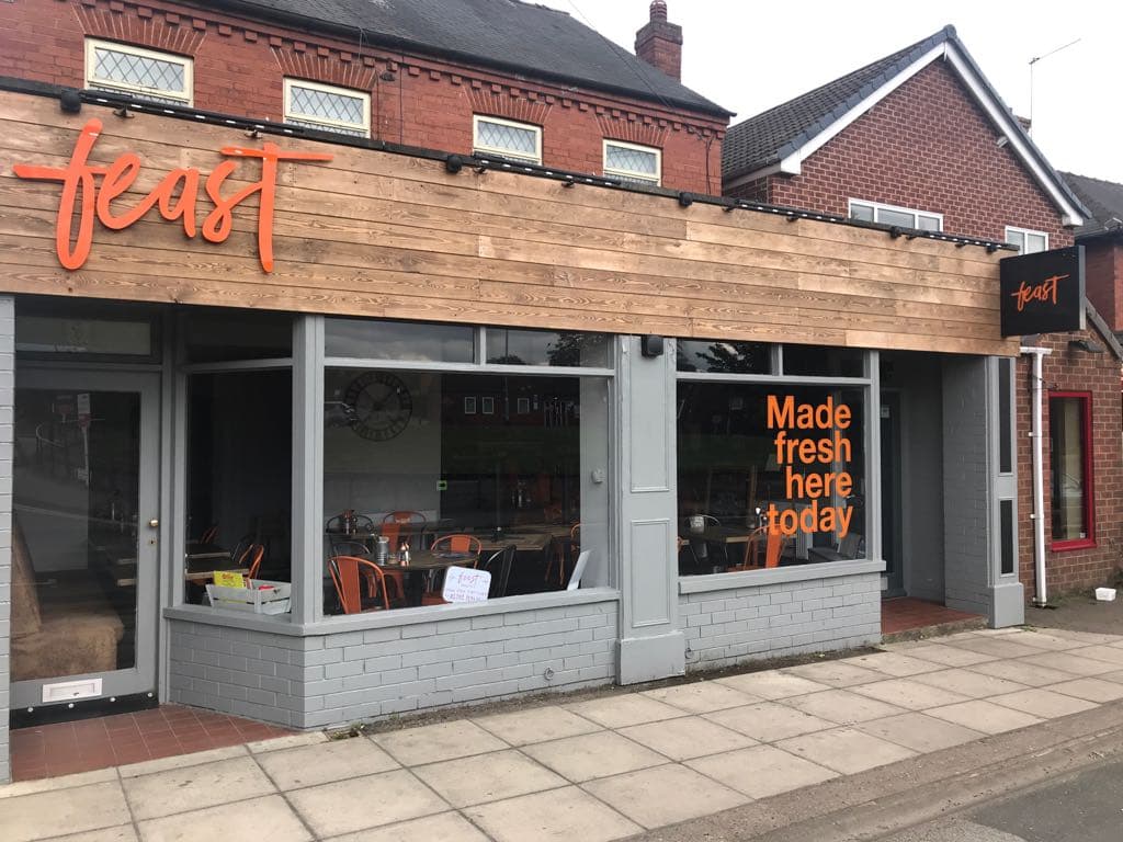 Dining at Feast Bawtry in bawtry