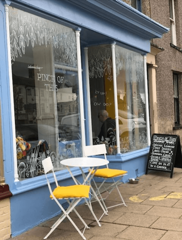 Dining at Pinch of This in bedale