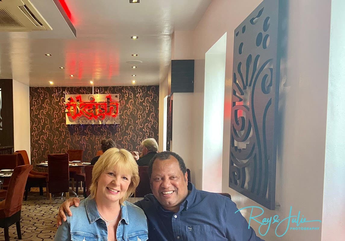 Dining at Akash Restaurant in beverley