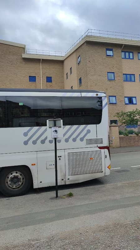 Bus Stop at Bradford Nelson Street Coach A - Bus Stops in bradford