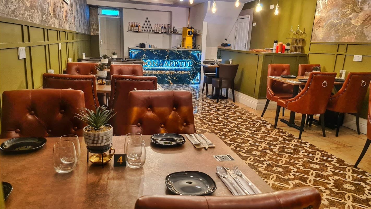 Dining at Hamza's Deli in bradford