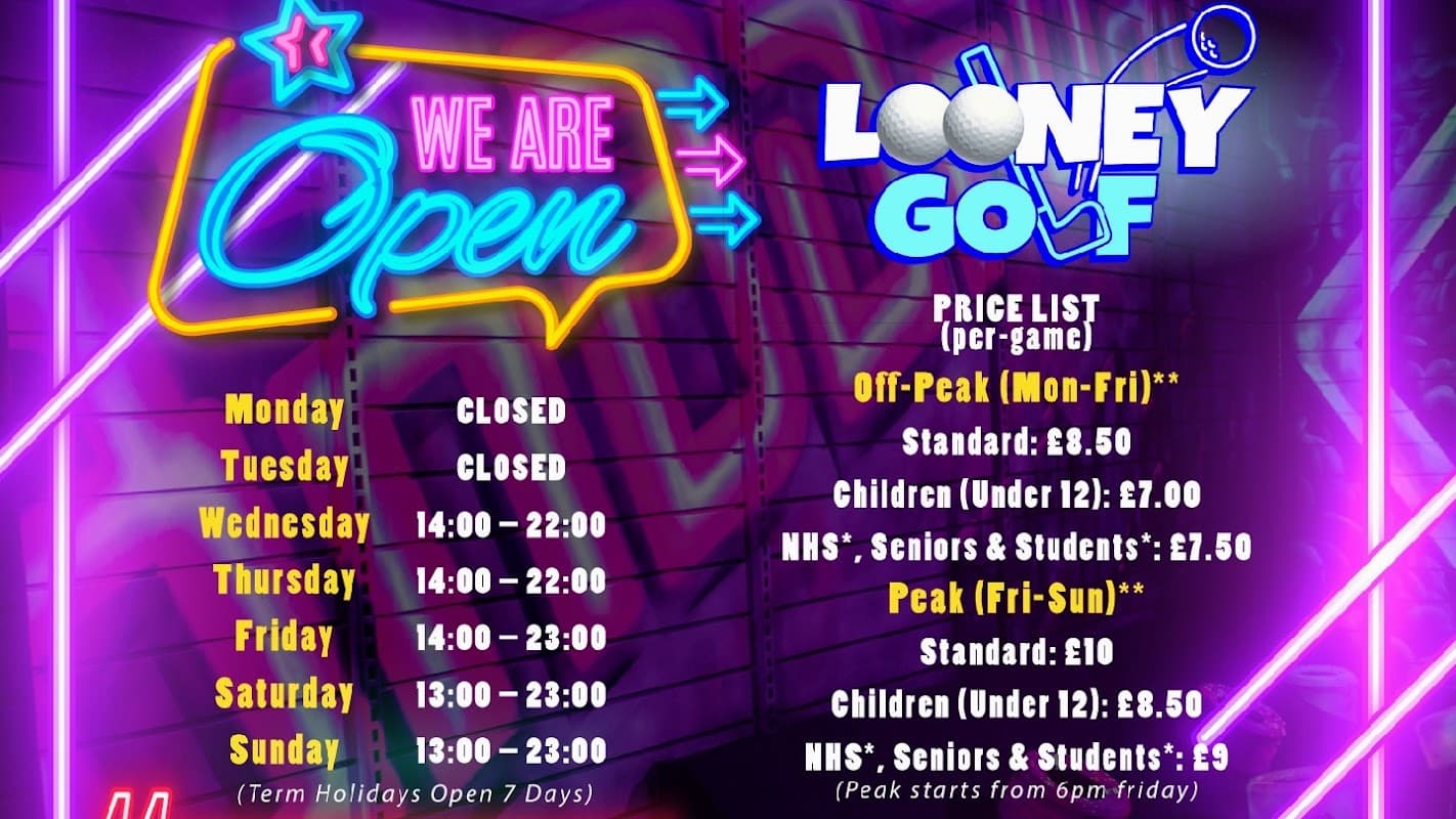 Looney Golf Leisure Venue - Mini Golf in bradford