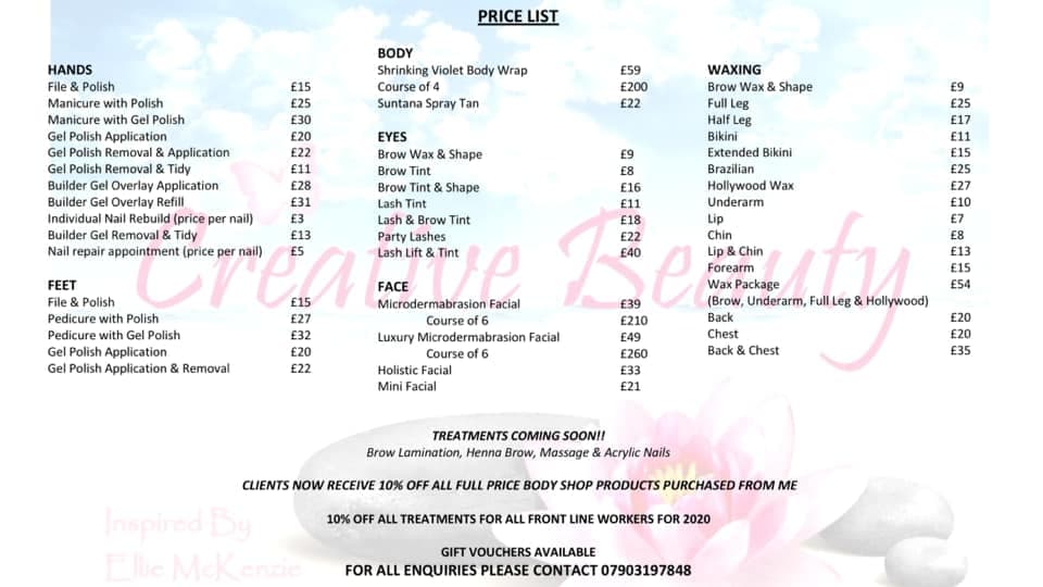 Creative Beauty inspired by Ellie Mckenzie