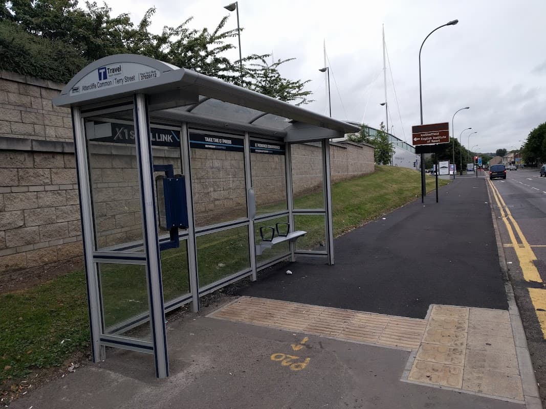 Bus Stop at Attercliffe Common/Terry Street - Bus Stops in carbrook