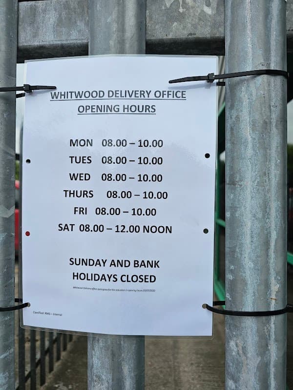 Whitwood Delivery Office - Couriers in castleford